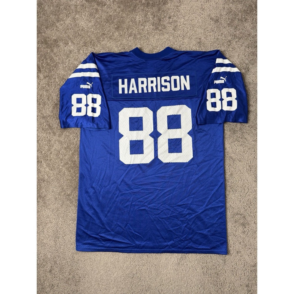 Vintage Mens Jersey #88 Marvin Harrison SR. Indianapolis Colts NFL Puma, Size‎ L